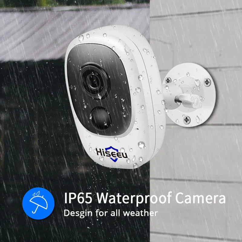 White dome security camera with 1080P HD resolution and infrared night vision for indoor monitoring