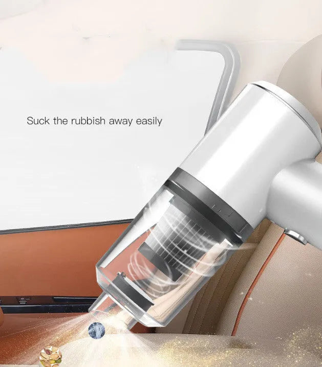 Wireless car vacuum cleaner with 4500-6000PA suction power and 2000mAh battery for vehicle interior cleaning