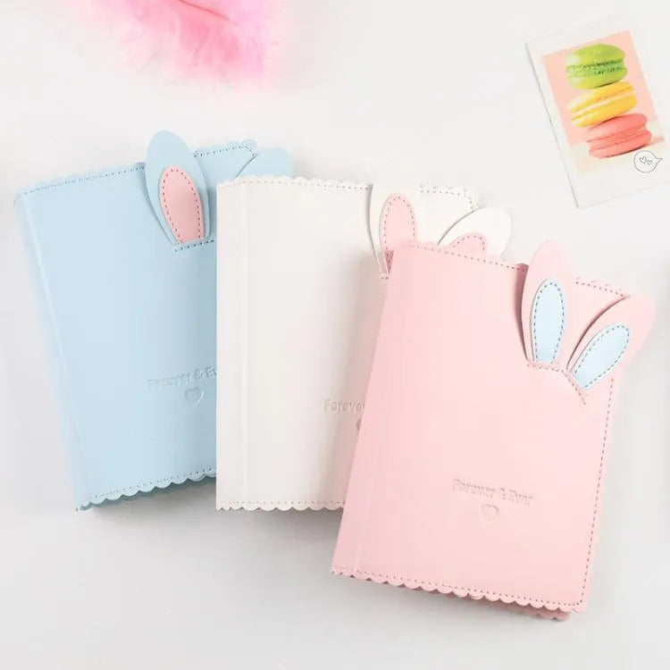 Photo Mini 3-inch Rabbit Style Interstitial Album showing compact size and PU cover in choice of colours