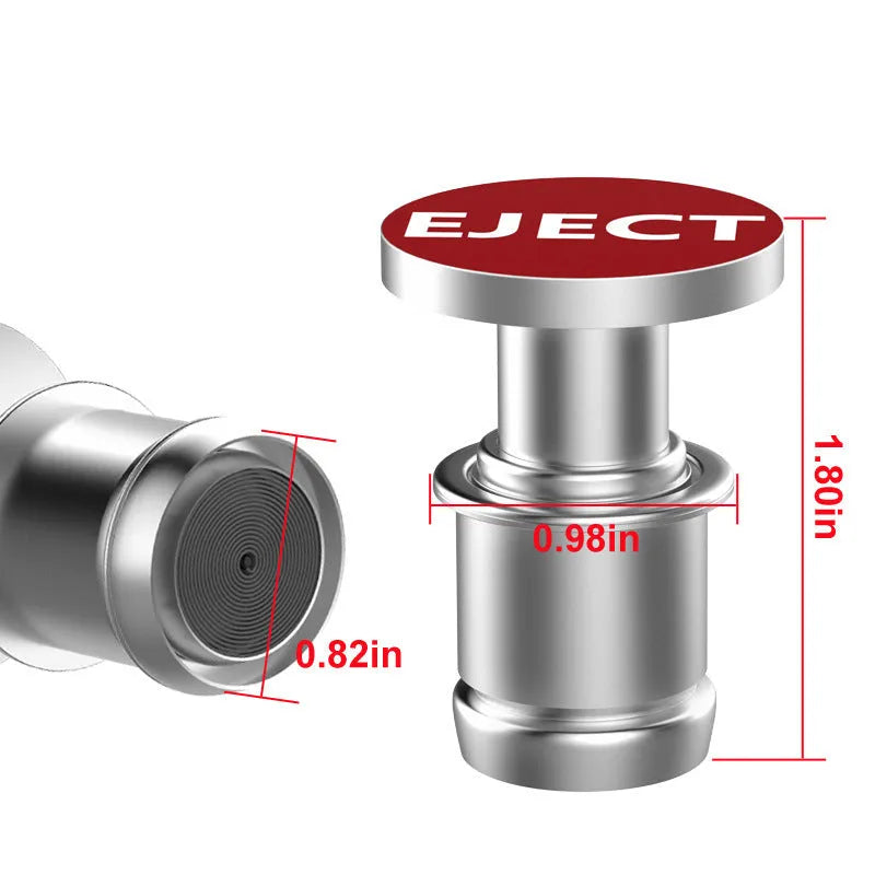 12V universal vehicle cigarette lighter with metal and plastic body and heat resistant ceramic protector, available in red and blue
