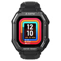 Outdoor Sports Rugged Smart Watch with 1.69-inch screen in Army Green colour on wrist