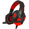 PC780 desktop gaming headset with microphone in black and blue colour with head-mounted design