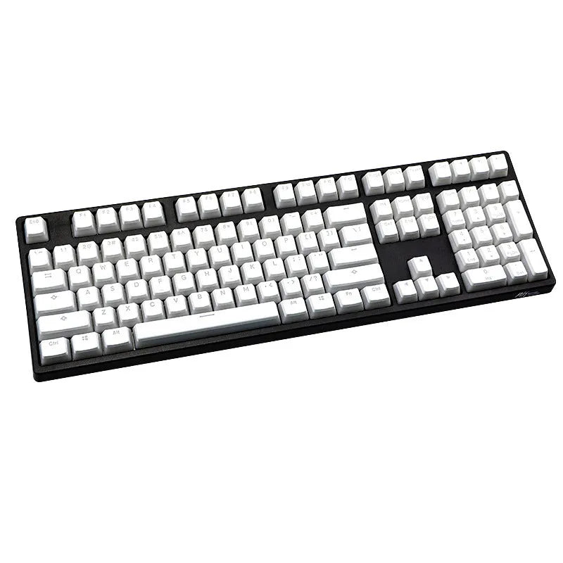 White pudding keycap 141-key full set with Japanese sublimation printing on PBT material