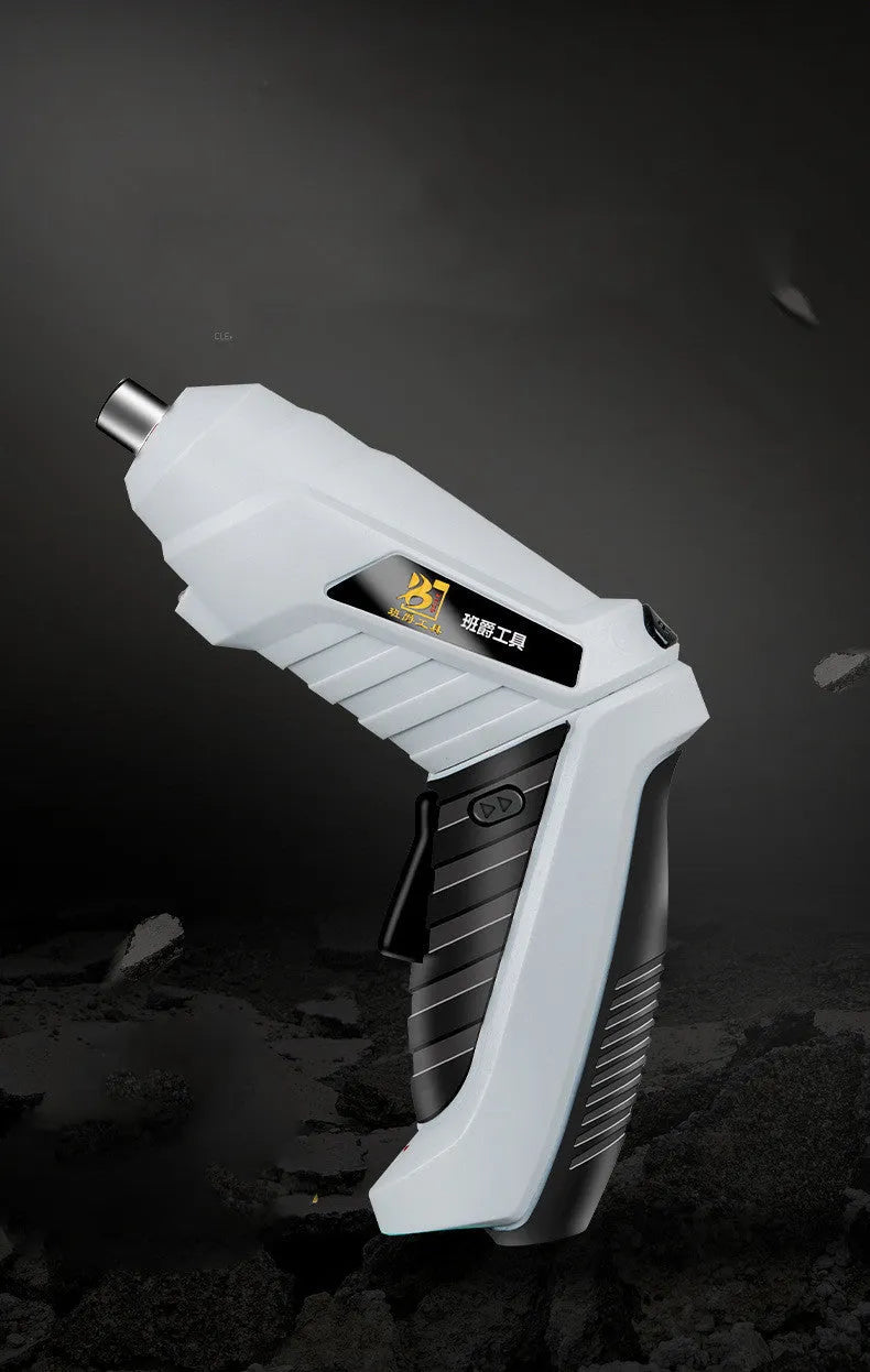 Rechargeable lithium battery mini screwdriver with pistol grip for furniture assembly