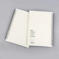 Creative Coil notebook with horizontal line and dot grid layout in A6, A5, and B5 sizes