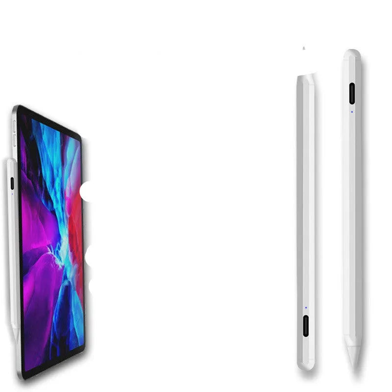 White iPad stylus pen with magnetic attachment for Apple iPad models