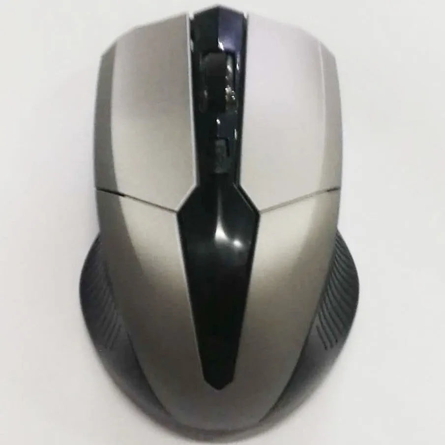 Wireless optical mouse with USB, 2.4GHz, 1600dpi, four-way wheel, four keys, and seven colour options