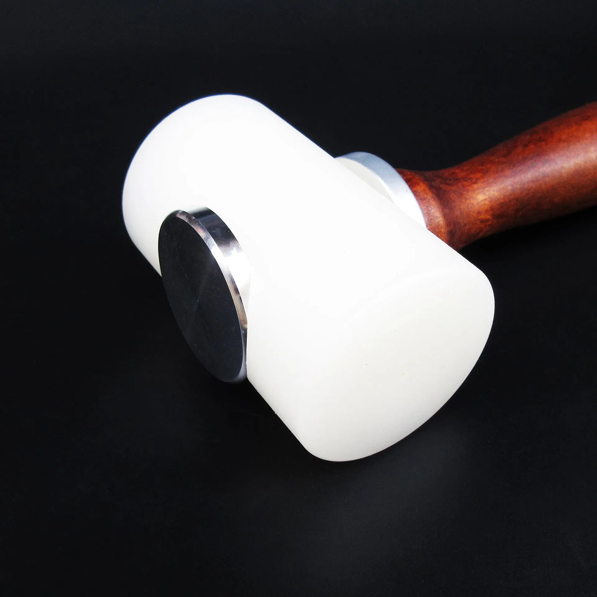 Nylon head leather carving hammer with wooden handle for DIY leathercraft