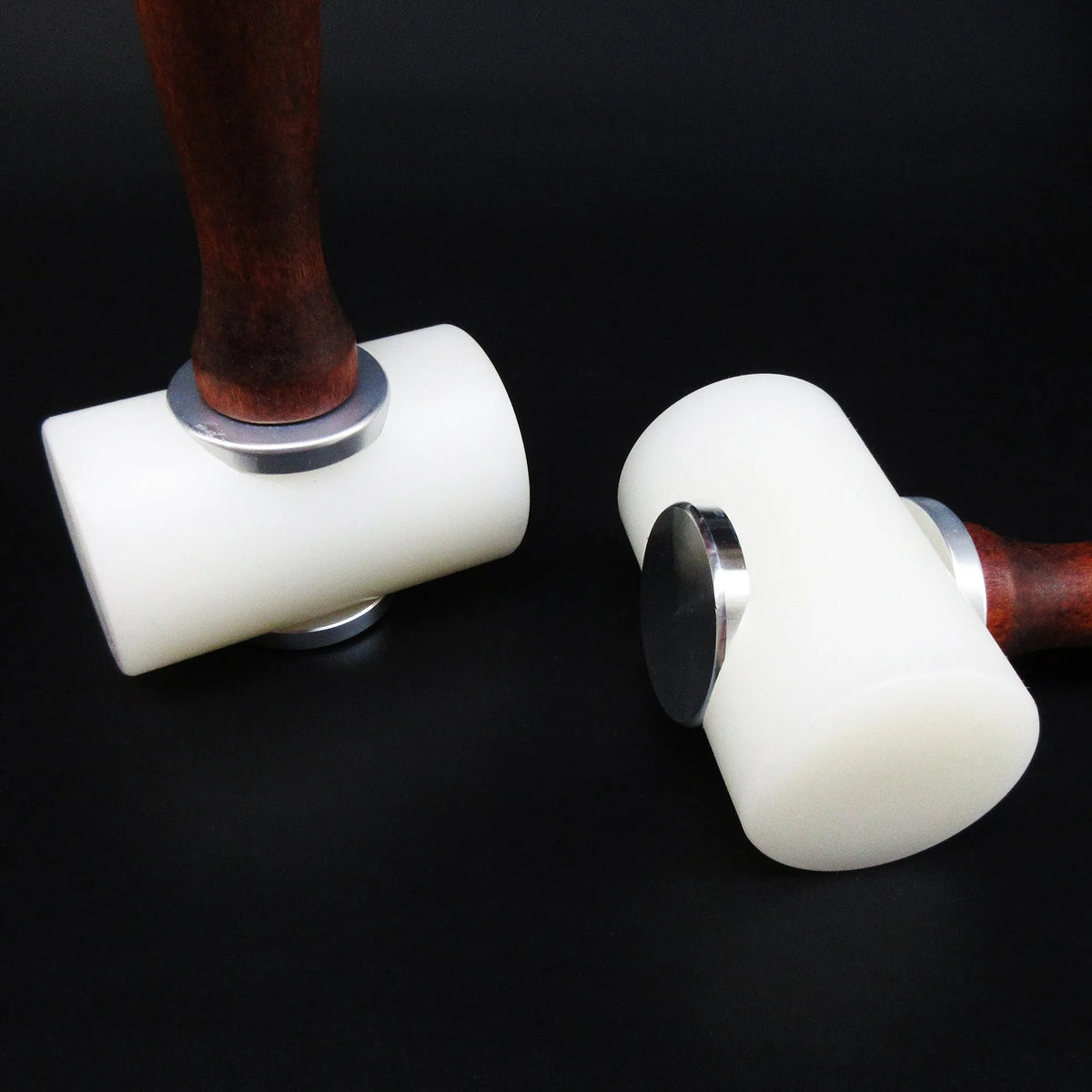Nylon head leather carving hammer with wooden handle for DIY leathercraft