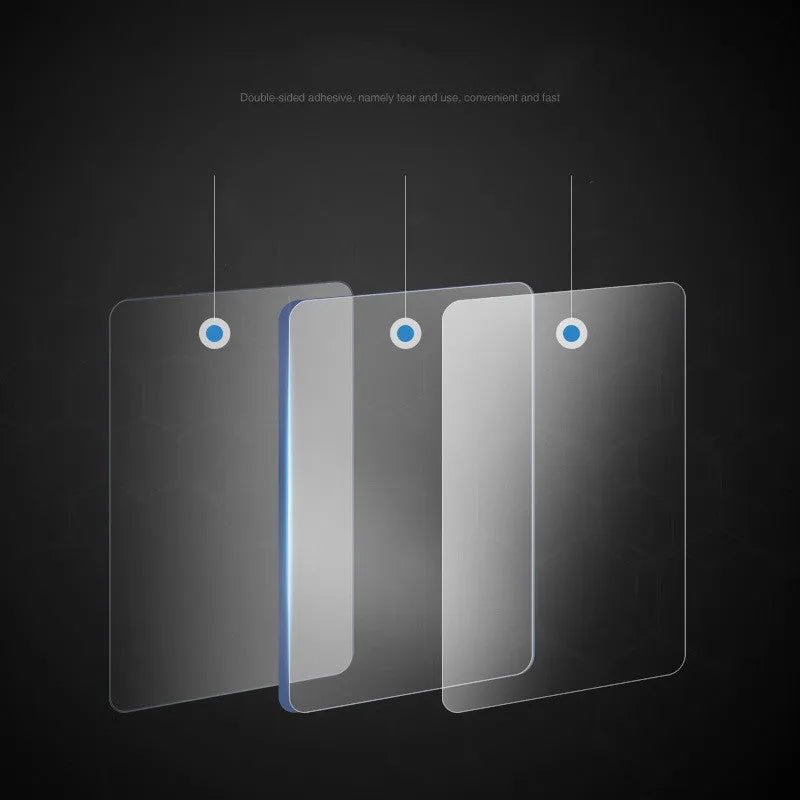Transparent acrylic nano double-sided adhesive stickers measuring 6cm by 6cm