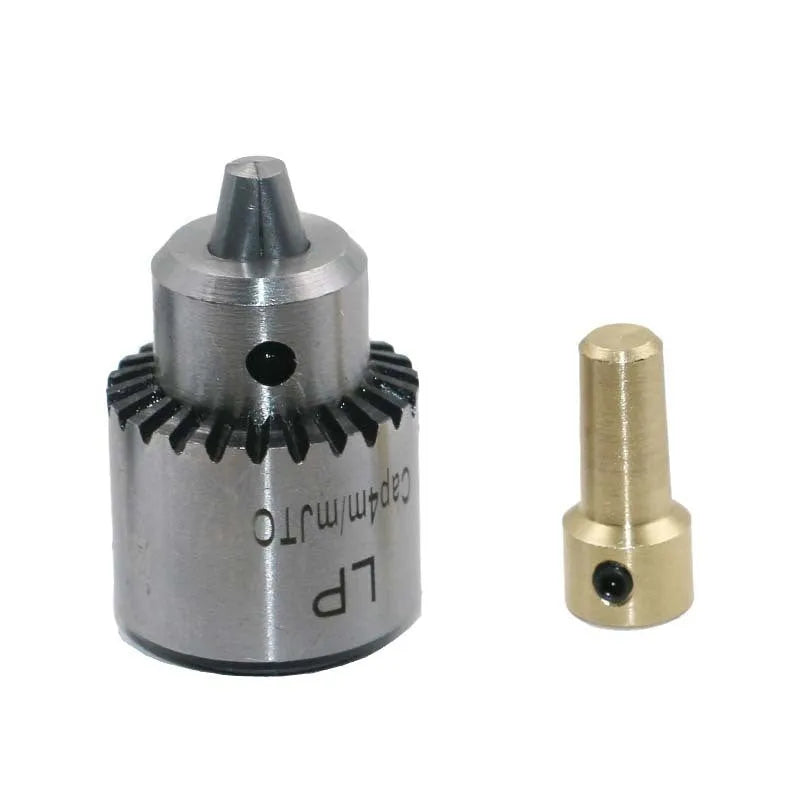 Hard alloy drill chuck with 3.17mm tail hole from 4-piece electric drill accessory set