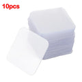 Transparent acrylic nano double-sided adhesive stickers measuring 6cm by 6cm