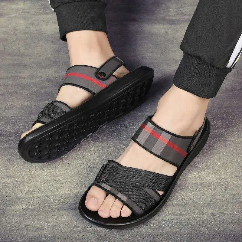 Summer leisure youth sports sandals with Lycra upper and polyurethane sole in sizes 38-44 for ages 18-40