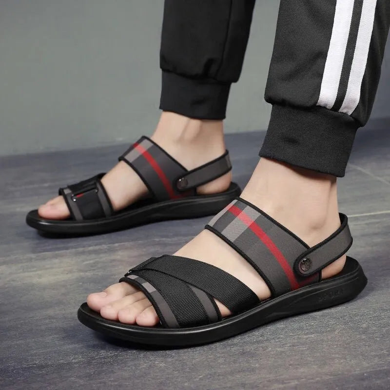Summer leisure youth sports sandals with Lycra upper and polyurethane sole in sizes 38-44 for ages 18-40