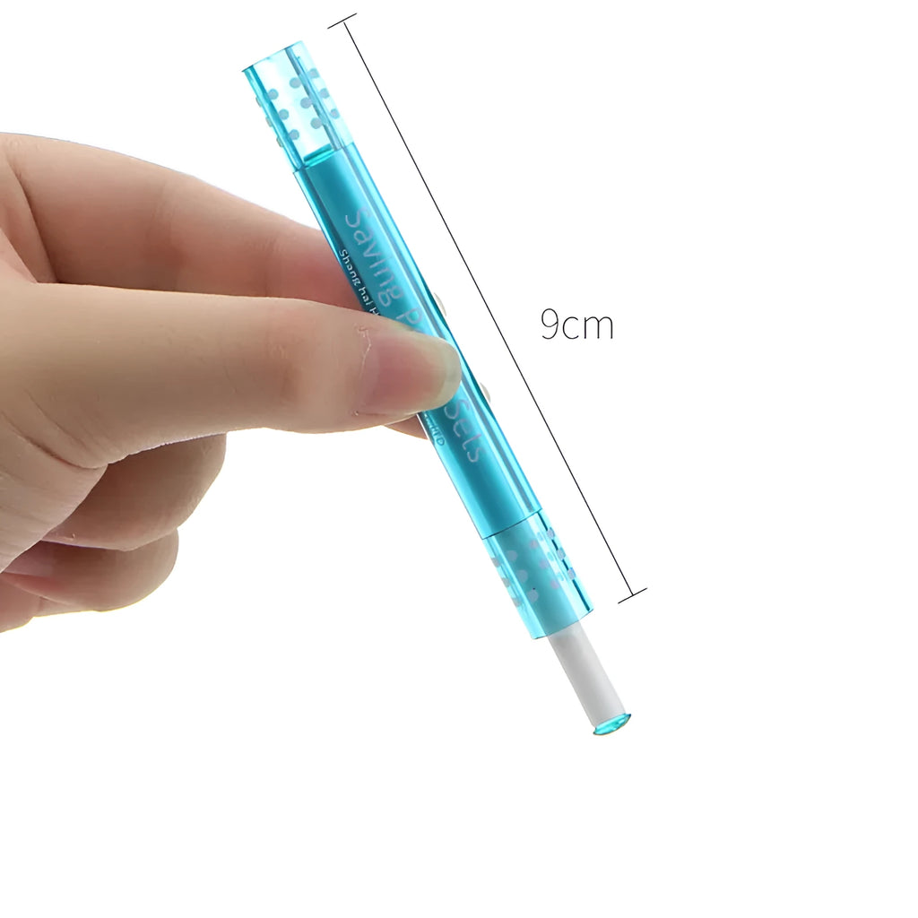 A 9cm long pencil extender for 0.7mm leads with five style pack options shown.