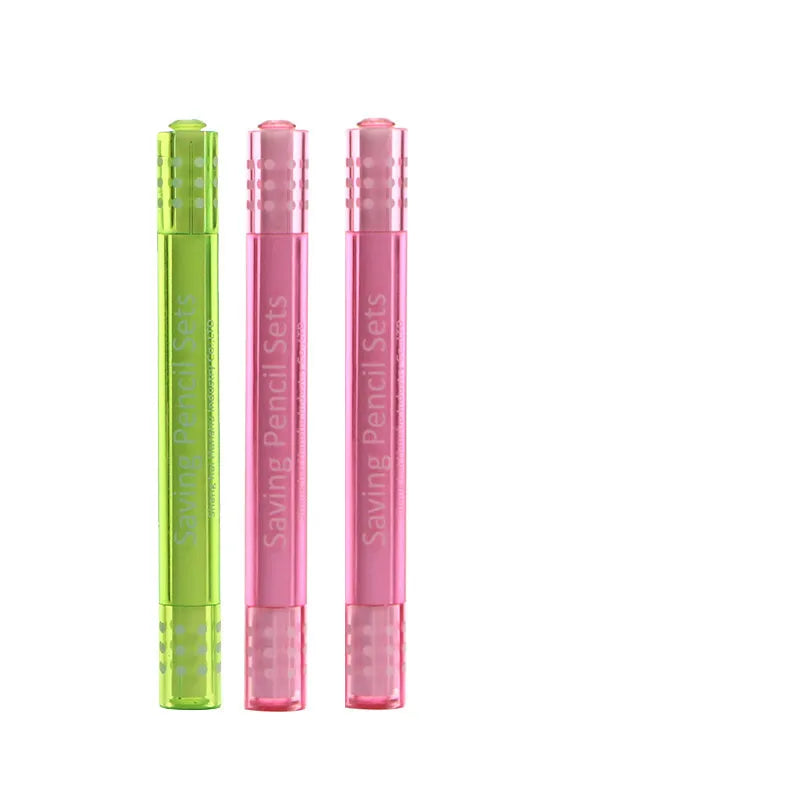 A 9cm long pencil extender for 0.7mm leads with five style pack options shown.