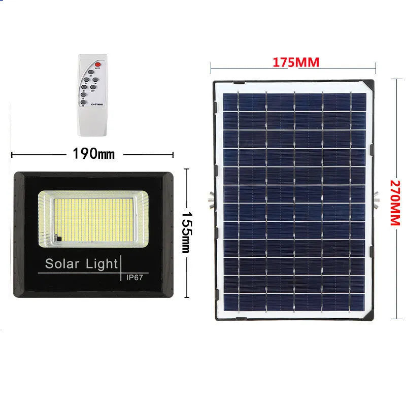 Solar garden light with solar panel and 5 metre cable for outdoor illumination in modern Chinese style