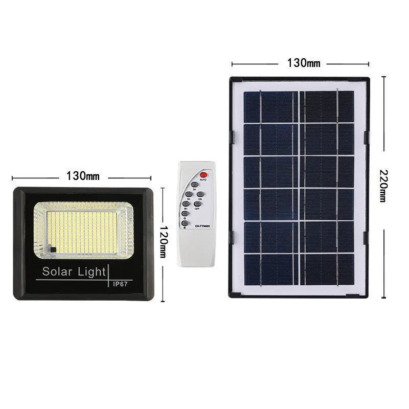 Solar garden light with solar panel and 5 metre cable for outdoor illumination in modern Chinese style