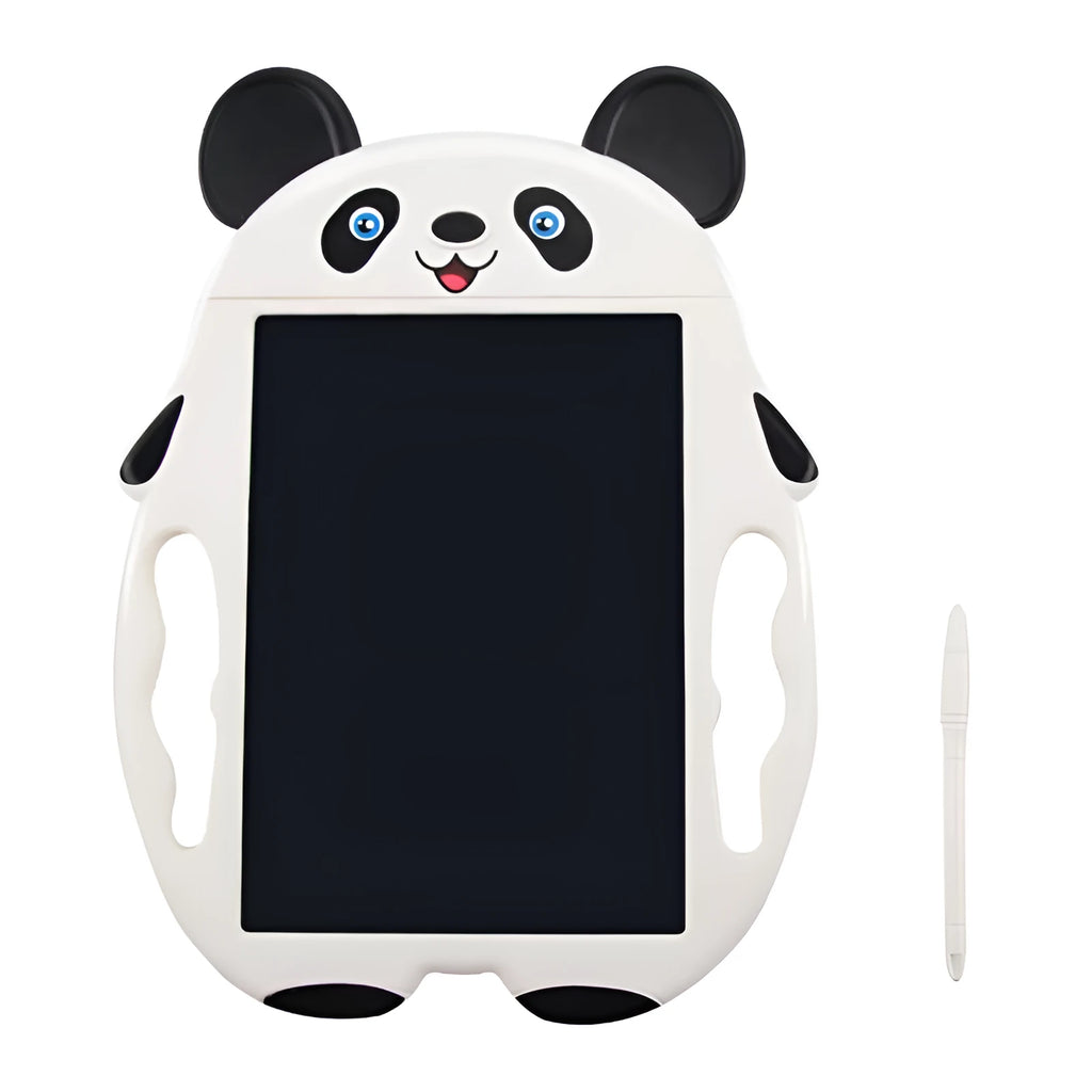 Panda design LCD electronic drawing board with one-button clear function and reusable surface