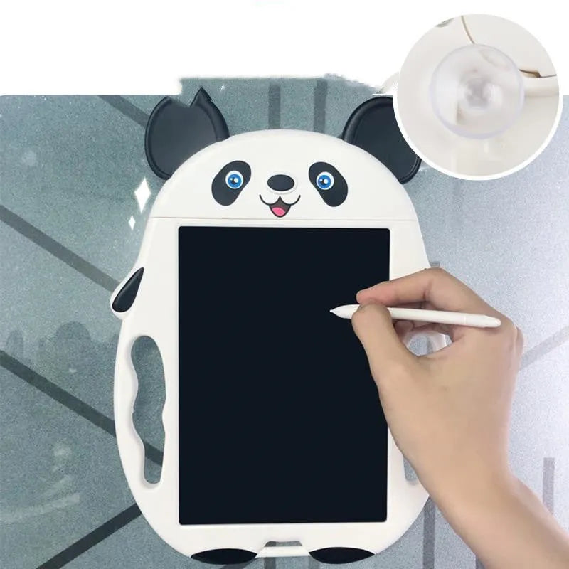 Panda design LCD electronic drawing board with one-button clear function and reusable surface