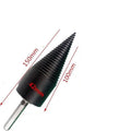 Hexagonal steel wood splitting drill bit with 32mm or 42mm shaft for electric hand drills splitting firewood logs
