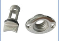 Stainless steel marine water plug for ships and yachts measuring 4.5 cm by 5.5 cm