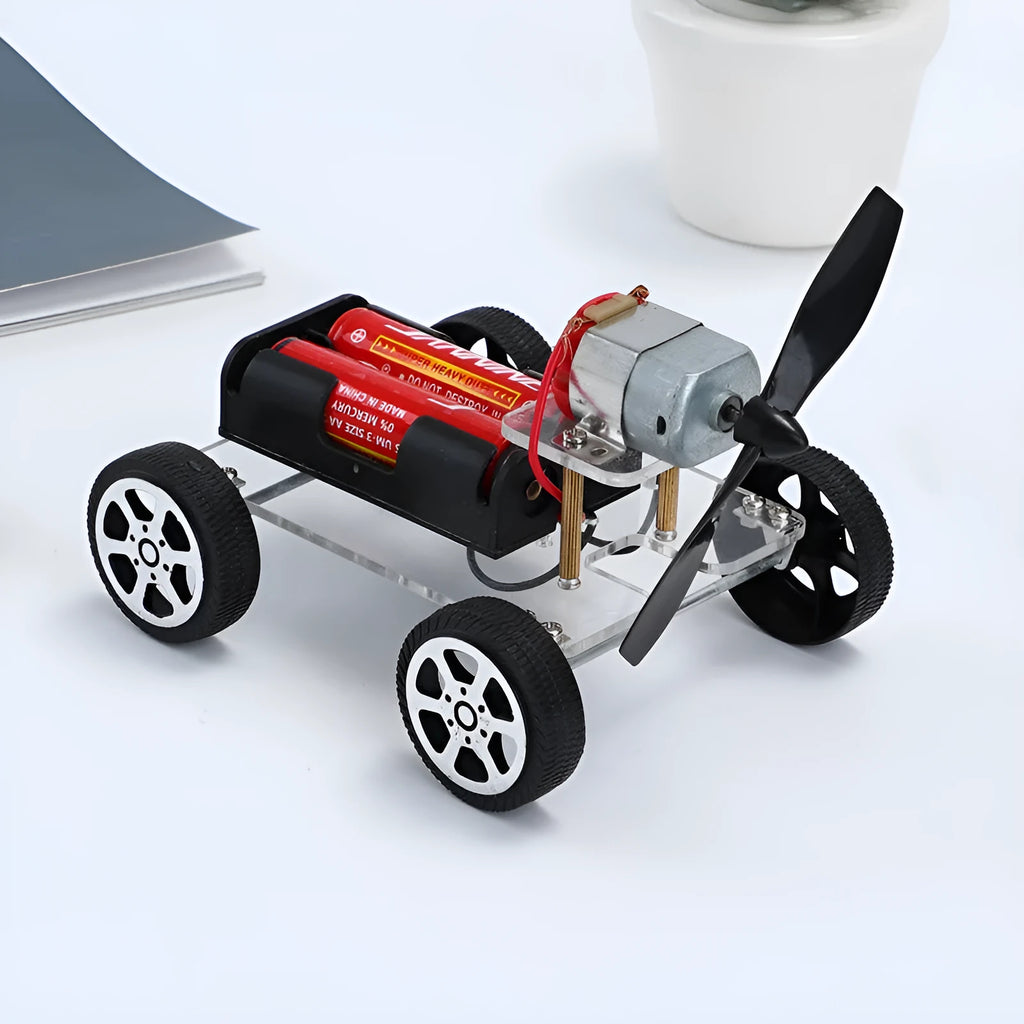 Wind car DIY electronic science kit for children's educational physics experiments