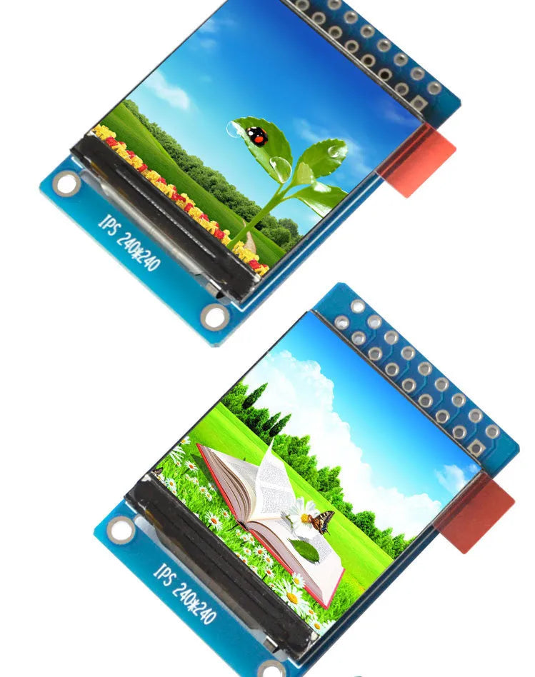 1.3-inch IPS LCD display module with 240x240 resolution and adjustable orientation