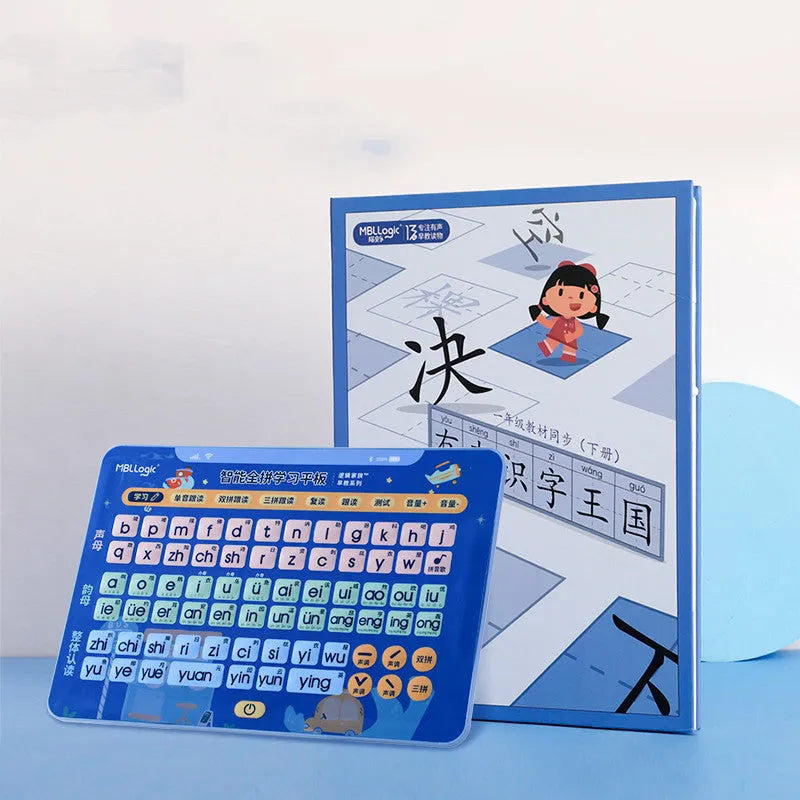 Children's electronic learning wall chart for Chinese Pinyin character education with plastic construction