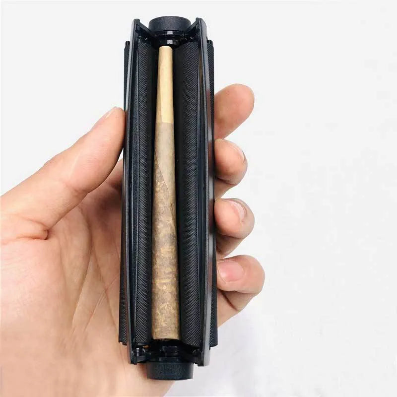 Manual plastic cigarette maker for shredded tobacco in six colour options