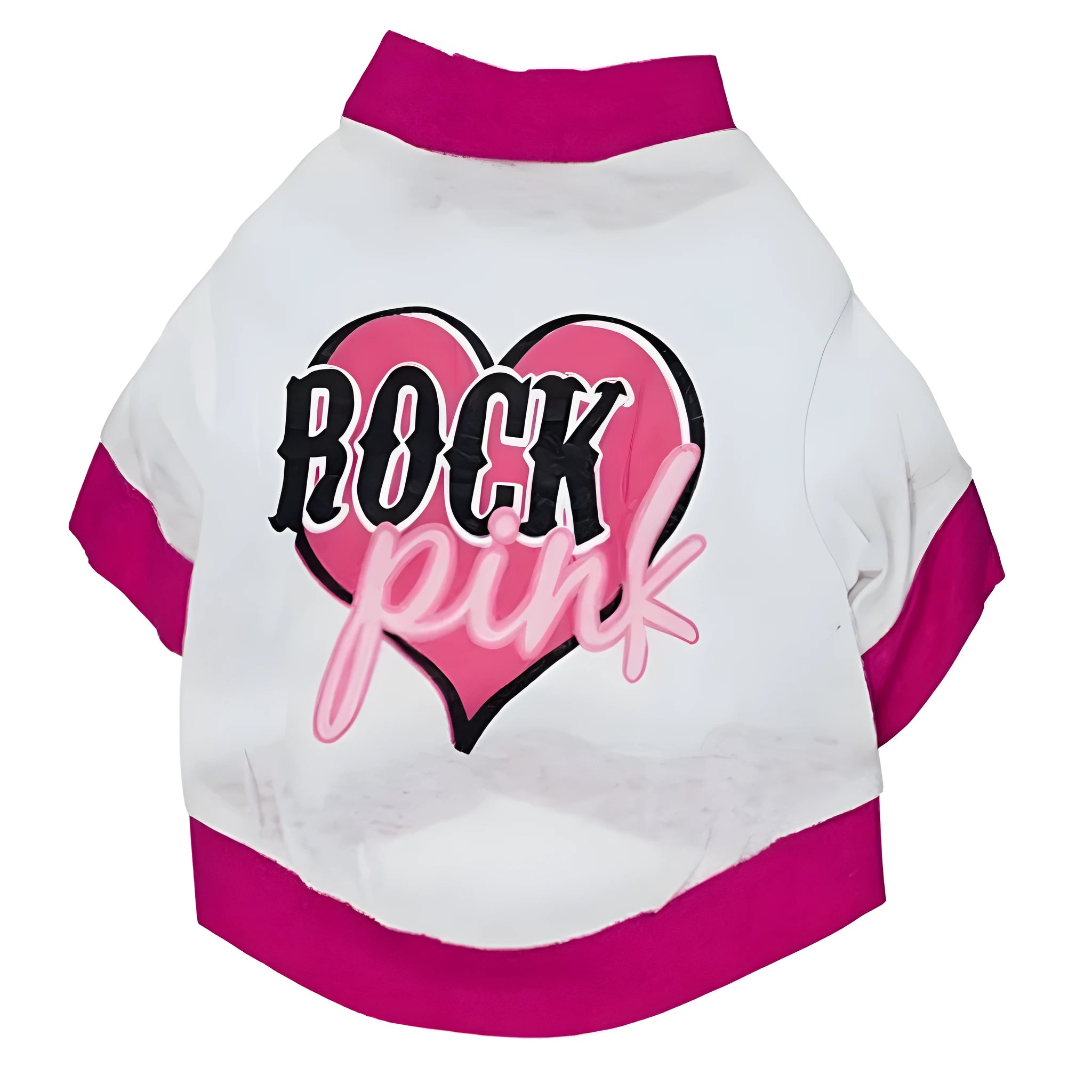 Cotton pet dog t-shirt in T-shirt style with short sleeves