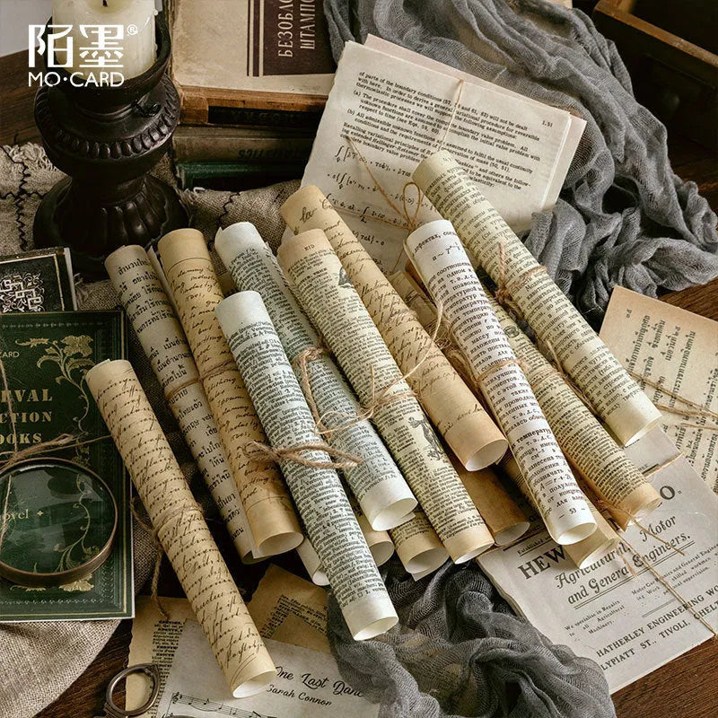 Middle Ancient Book Collection vintage notebook with distressed paper pages, 130mm by 184mm
