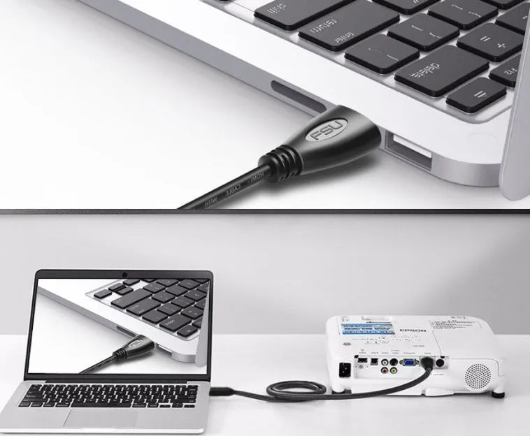 HDMI HD 1.4V cable with oxygen-free copper wire and gold-plated connectors, available in 0.5-20m lengths