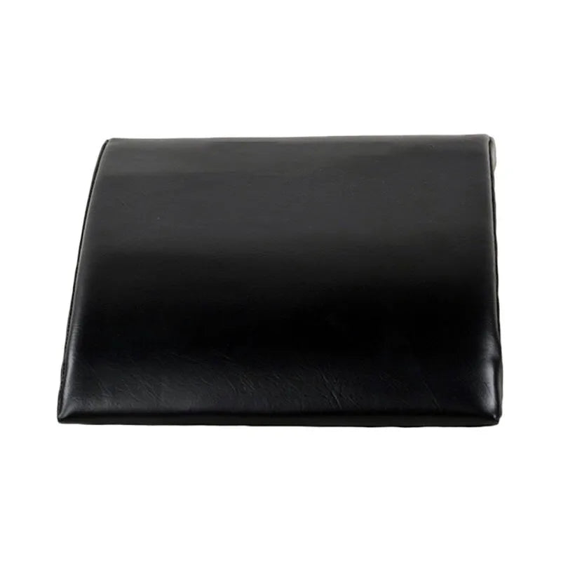 Black portable sit-up pad 37x30x7cm with MDF board PVC and pearl cotton for abdominal training