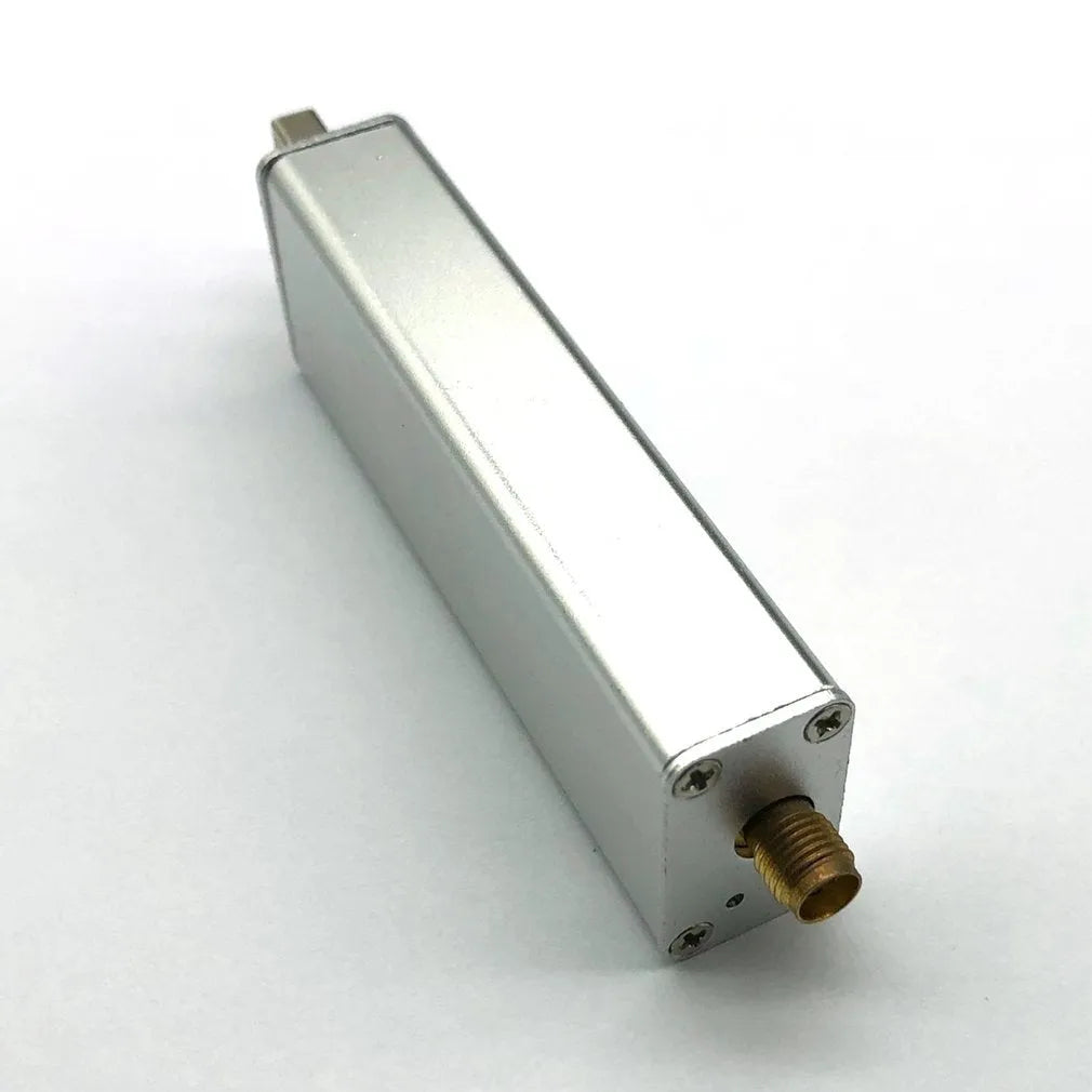 Black A300U all-band software receiver with golden SMA connector for 25MHz-1700MHz RF range