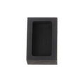 Square high-purity graphite crucible for melting precious metals like gold and silver