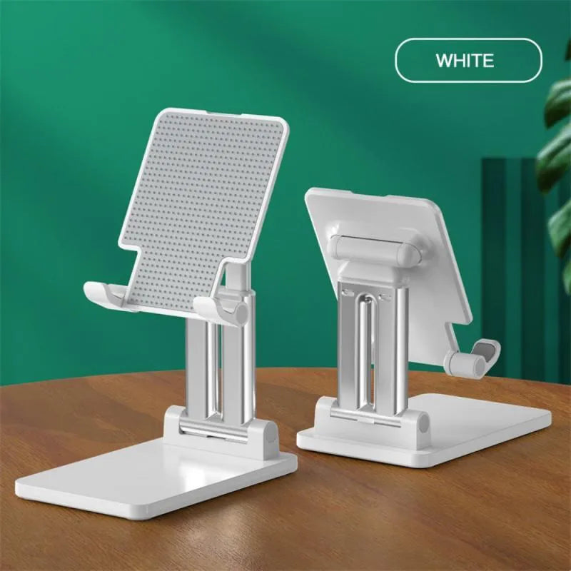 Black and white universal dual-rod adjustable phone bracket for phablet devices