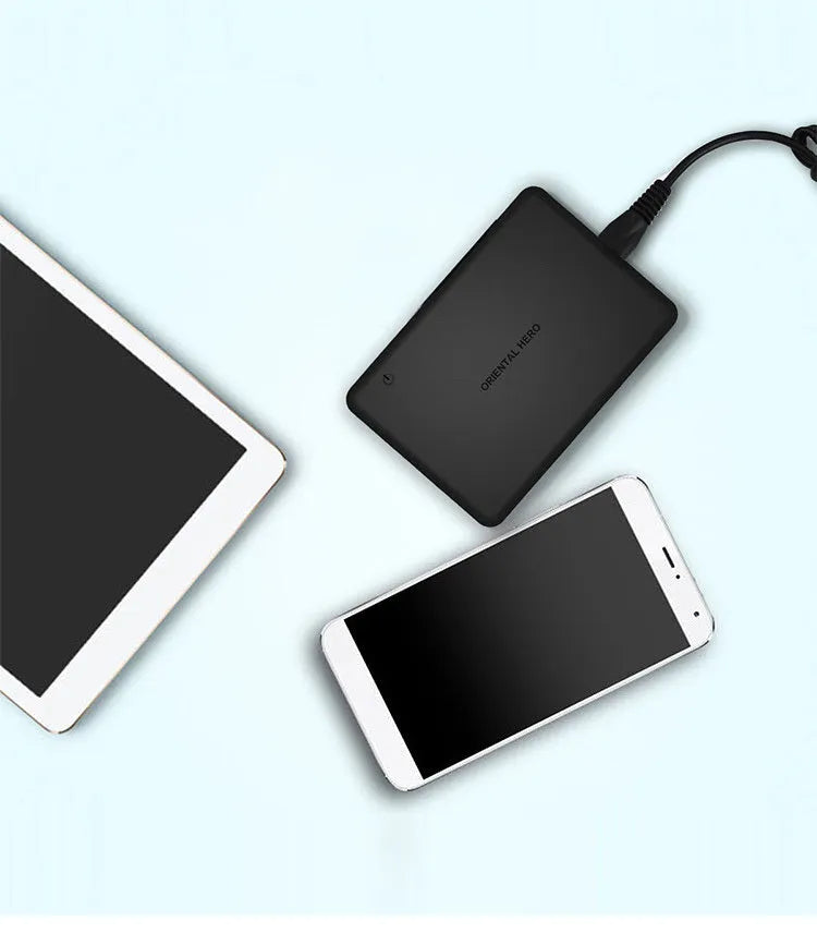 OH-W32 desktop fast charger in black and white options with UK plug and USB port