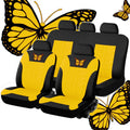Kegan universal fabric car seat covers for auto SUV truck van in multiple colours and 4, 9, or single seat piece sets