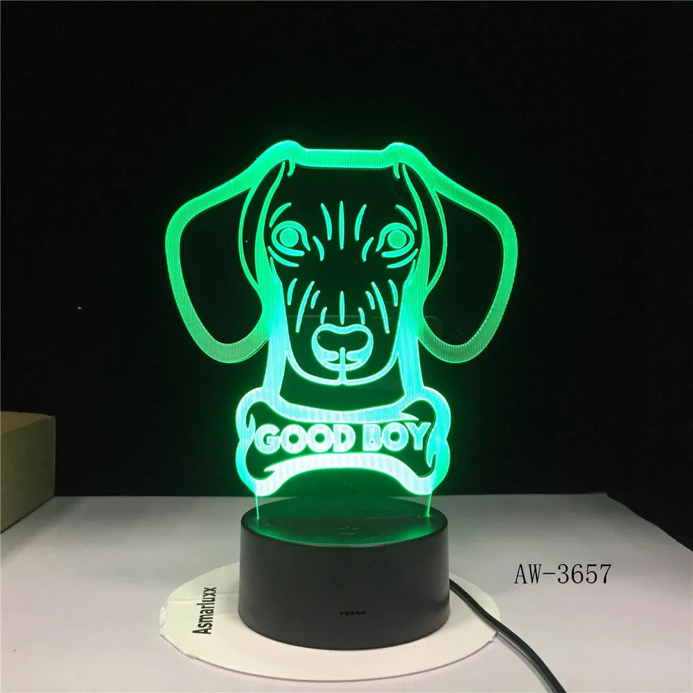 Remote control touch LED table lamp with colourful gradient acrylic shade on ABS base
