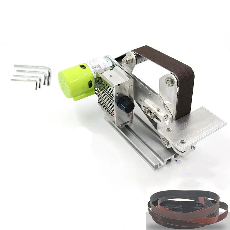 895 model desktop multifunctional belt sharpening machine with adjustable angle and speed controls.