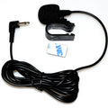 Black lavalier car Bluetooth microphone for wireless calls and GPS navigation voice control