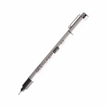 Copic Multiliner SP needle pen with aluminium body, waterproof ink, replaceable refill, black and colour options