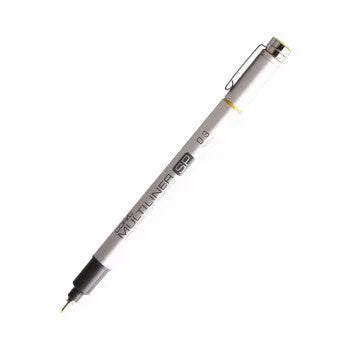 Copic Multiliner SP needle pen with aluminium body, waterproof ink, replaceable refill, black and colour options