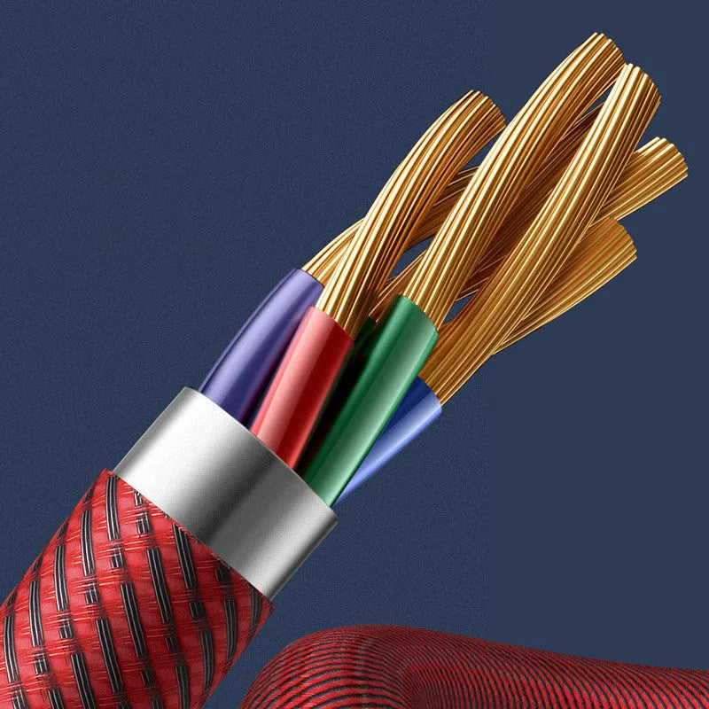 Meadow Firefox black Type-C to Type-C elbow fast charging cable with 100W PD rating on a white background.