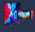 Meadow Firefox black Type-C to Type-C elbow fast charging cable with 100W PD rating on a white background.