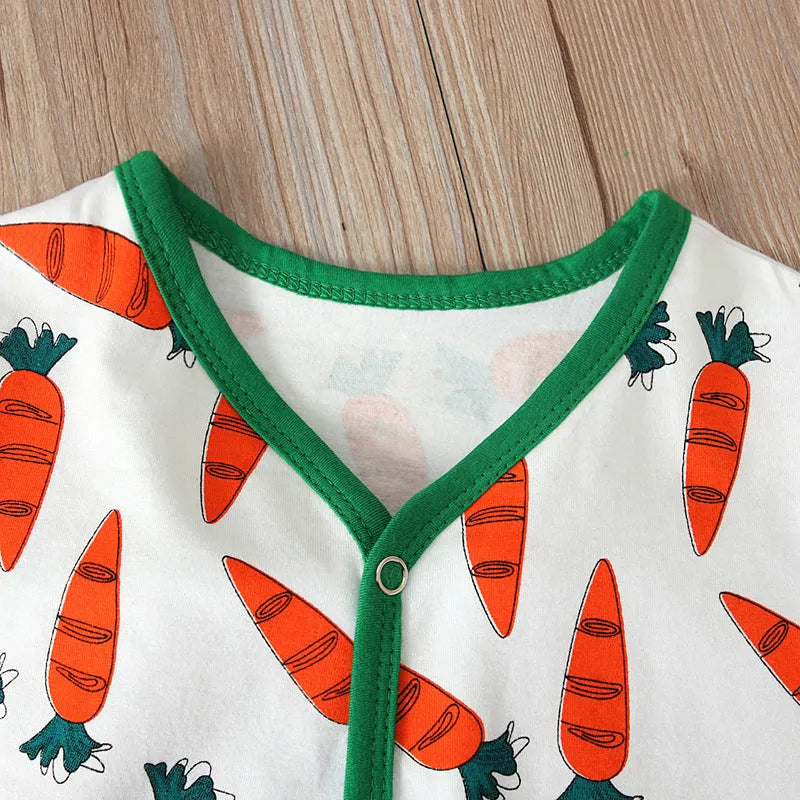 Red cotton baby boys Easter jumpsuit romper for special occasions