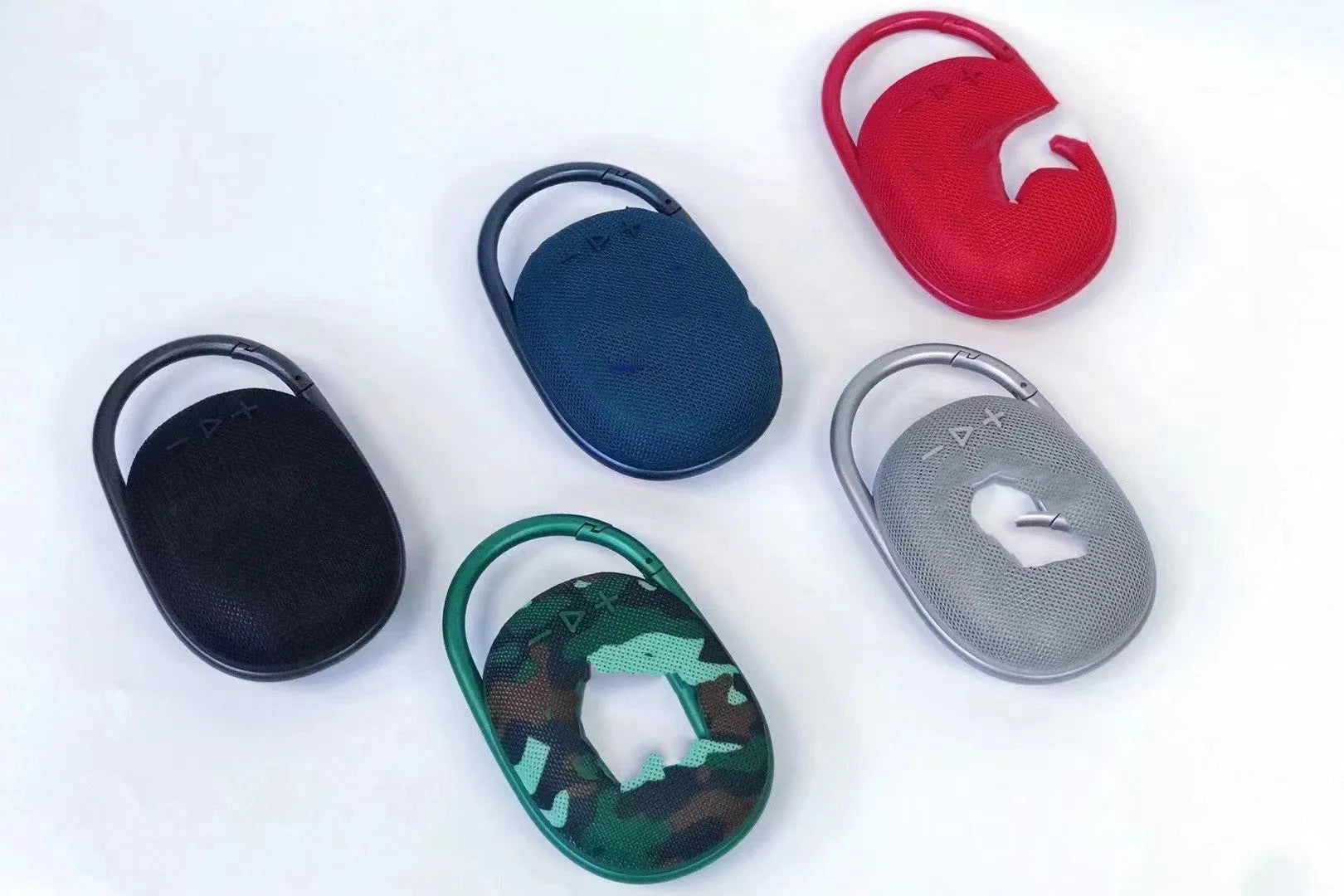4th generation wireless music box Bluetooth speaker in six colours: pink, blue, black, red, silver grey, green, with compact design