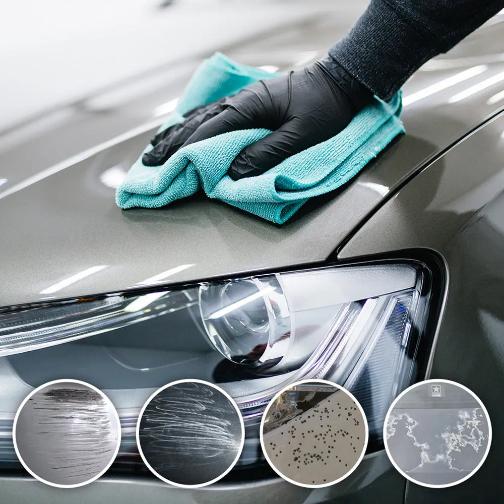 Car scratch repair touch up cream 60ml paste paint cleaner tube, 13cm x 5.5cm, with 15ml and sponge options