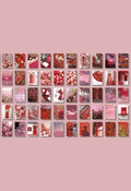Japanese paper stickers for hand account collage measuring 4x6cm with 50 different patterns